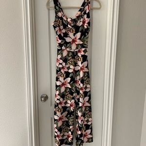 NWT floral jumper with back tie